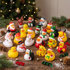 Rubber Duck Advent Calendar 24 Floating Squeak Toys BPA-Free Plastic