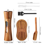 Salt & Pepper Grinder Set Adjustable Grind Size
