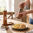 Salt & Pepper Grinder Set Adjustable Grind Size