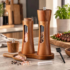 Salt & Pepper Grinder Set Adjustable Grind Size
