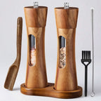 Salt & Pepper Grinder Set Adjustable Grind Size