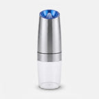 Salt & Pepper Grinder Set One-Handed USB Rechargeable LED