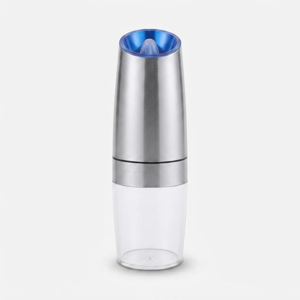 Salt & Pepper Grinder Set One-Handed USB Rechargeable LED