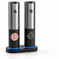 Salt & Pepper Grinder Set Rechargeable One-Handed Adjustable Grind