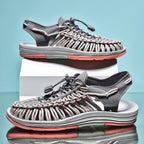 Sandals Braided Upper Breathable Flexible Rubber Sole