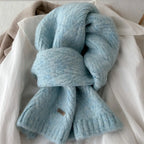 Scarf Alpaca Wool Soft Knit 64.2-Inch Length