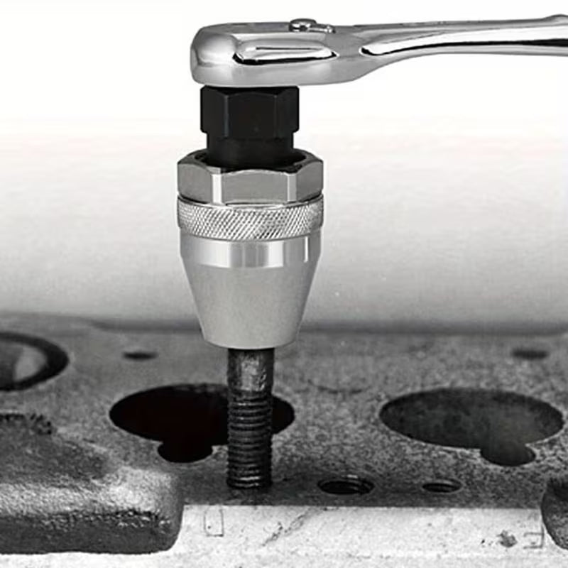 Screw Extractor Hardened Steel Tapered Internal Teeth