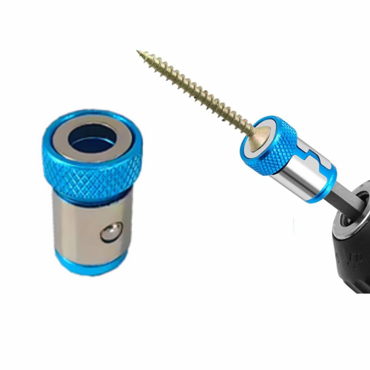 Screwdriver Bit Holder Magnetic Tip & Adjustable Depth Ring