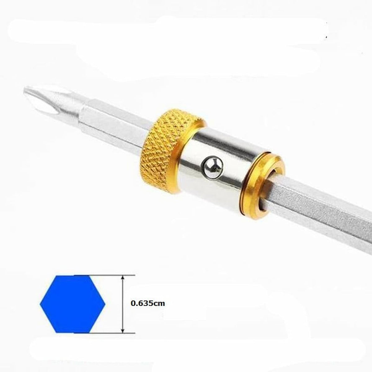 Screwdriver Bit Holder Magnetic Tip & Adjustable Depth Ring