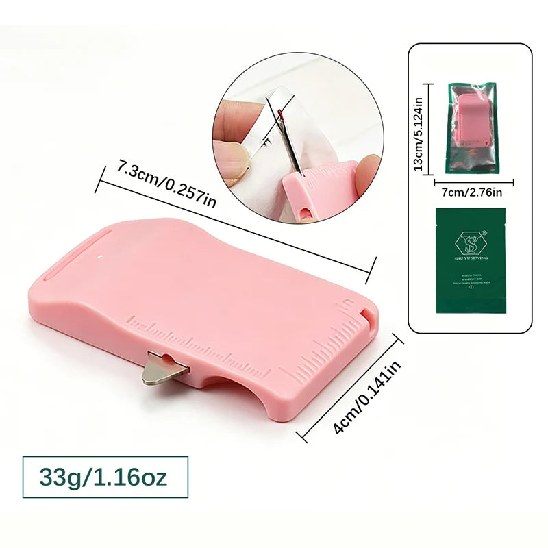 Seam Ripper 3-in-1 Compact Edge Guide & Ruler