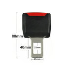 Seat Belt Alarm Silencer Inserts Tool-Free Set of 2