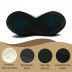 Seat Cushion Contoured Memory Foam Removable Cover