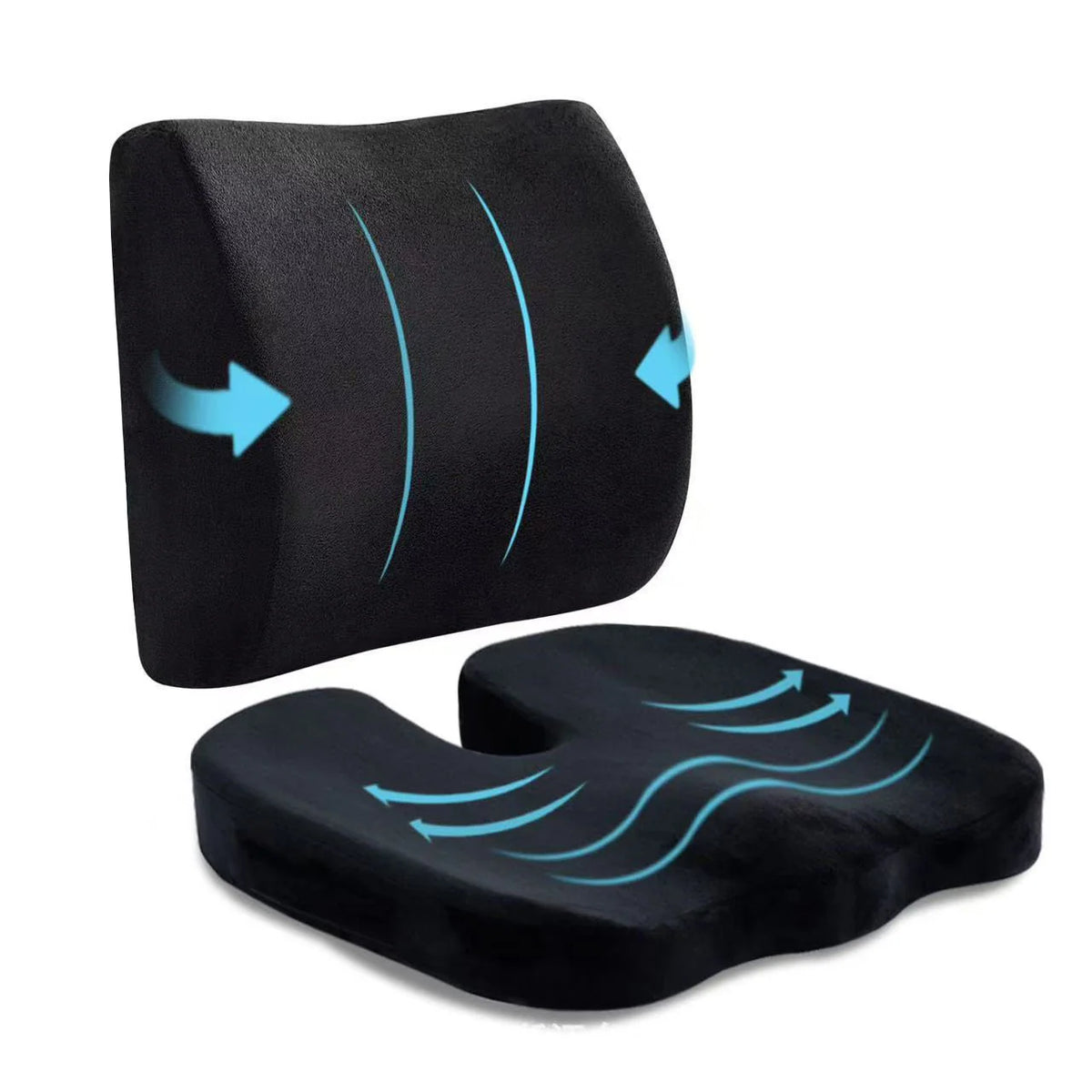 Seat Cushion Gel & Memory Foam Non-Slip