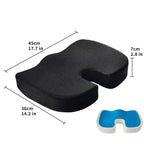Seat Cushion Gel & Memory Foam Non-Slip
