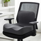 Seat Cushion L-Shaped Memory Foam Removable Washable Cover