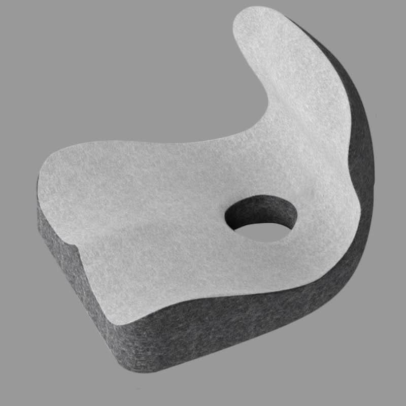 Seat Cushion L-Shaped Memory Foam Removable Washable Cover