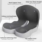 Seat Cushion Memory Foam Removable Machine-Washable Cover
