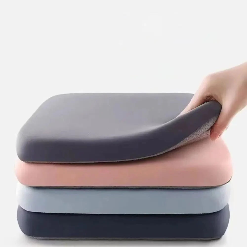 Seat Cushion Shape-Retaining Foam Non-Slip Base & Removable Cover