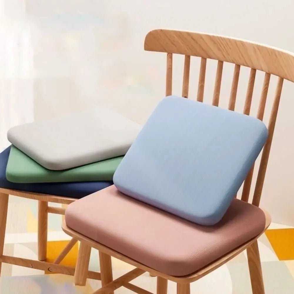 Seat Cushion Shape-Retaining Foam Non-Slip Base & Removable Cover