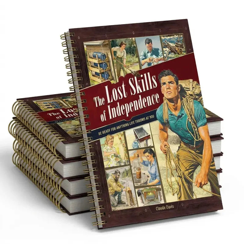 Self-Reliance Guide Book 200 Skills Spiral-Bound Hardcover