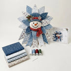 Sewing Kit Hand-Sewn Quilted Fabric Ready To Hang