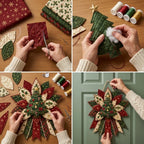 Sewing Kit Hand-Sewn Quilted Fabric Ready To Hang