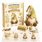 Sewing Kit Patchwork Gnome Plush Polyester Beginner Friendly