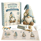 Sewing Kit Patchwork Gnome Plush Polyester Beginner Friendly
