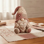 Sewing Kit Patchwork Gnome Plush Polyester Beginner Friendly