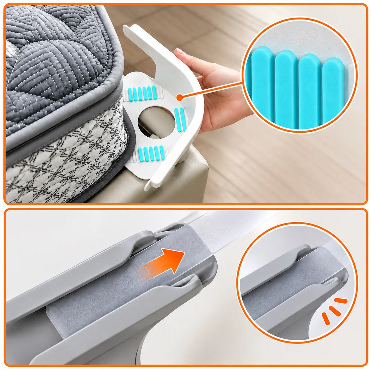 Sheet Corner Holders Under-Mattress Clip Set of 4