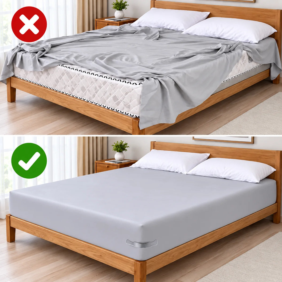 Sheet Corner Holders Under-Mattress Clip Set of 4
