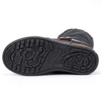Shoe Covers Waterproof Zipper Closure Treaded Sole Reflective Detail