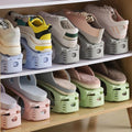 Shoe Organizer Height-Adjustable Stackable Non-Slip