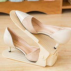 Shoe Organizer Height-Adjustable Stackable Non-Slip