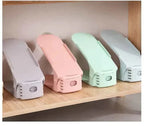 Shoe Organizer Height-Adjustable Stackable Non-Slip