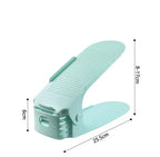 Shoe Organizer Height-Adjustable & Stackable Space-Saving
