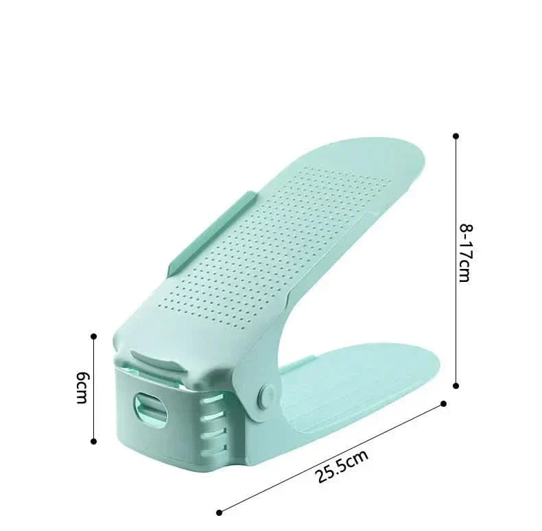 Shoe Organizer Height-Adjustable & Stackable Space-Saving