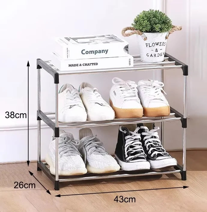 Shoe Rack Multi-Tier Space-Saving Design