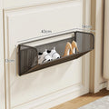 Shoe Shelf Wall-Mounted Fold-Down Ventilated Metal Mesh