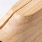 Shoe Stretcher 2-Way Natural Wood & Removable Ball Inserts