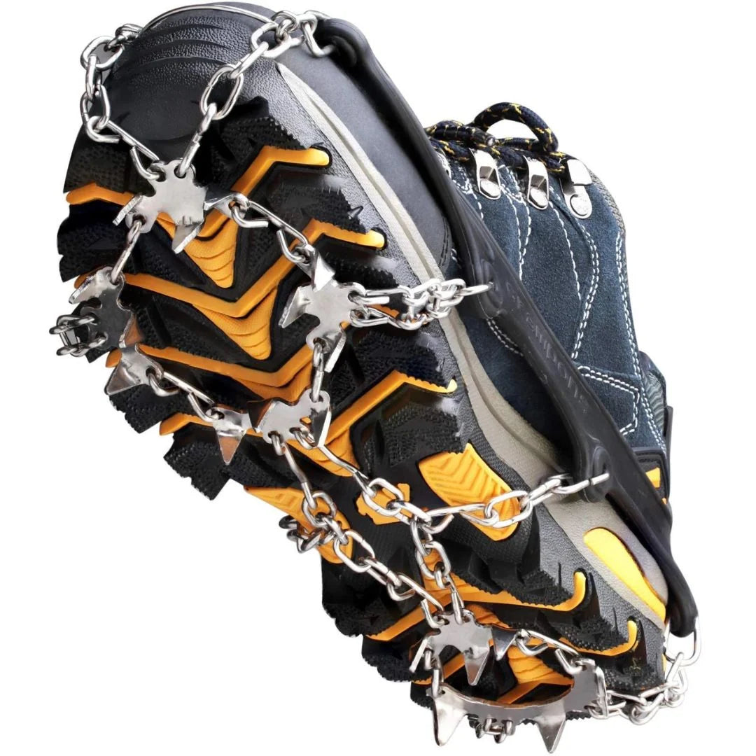 Shoe Traction Cleats Hardened Steel Studs Universal Fit