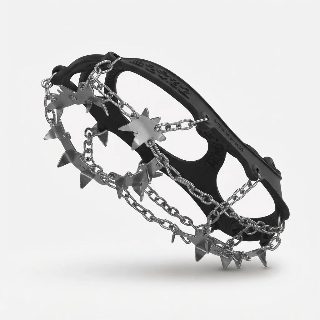 Shoe Traction Cleats Hardened Steel Studs Universal Fit