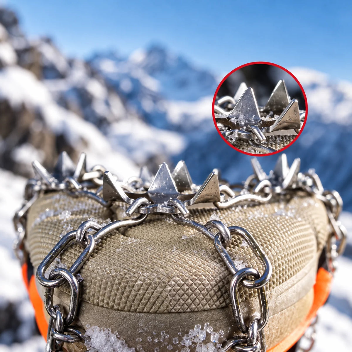 Shoe Traction Cleats Hardened Steel Studs Universal Fit