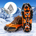 Shoe Traction Cleats Stainless Steel Studs & Stretch Silicone