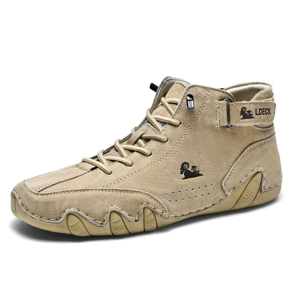 Shoes Orthopedic Support Waterproof Breathable Leather Upper