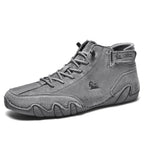 Shoes Orthopedic Support Waterproof Breathable Leather Upper