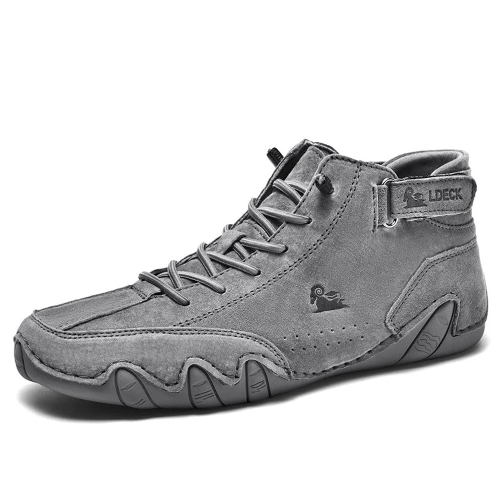 Shoes Orthopedic Support Waterproof Breathable Leather Upper