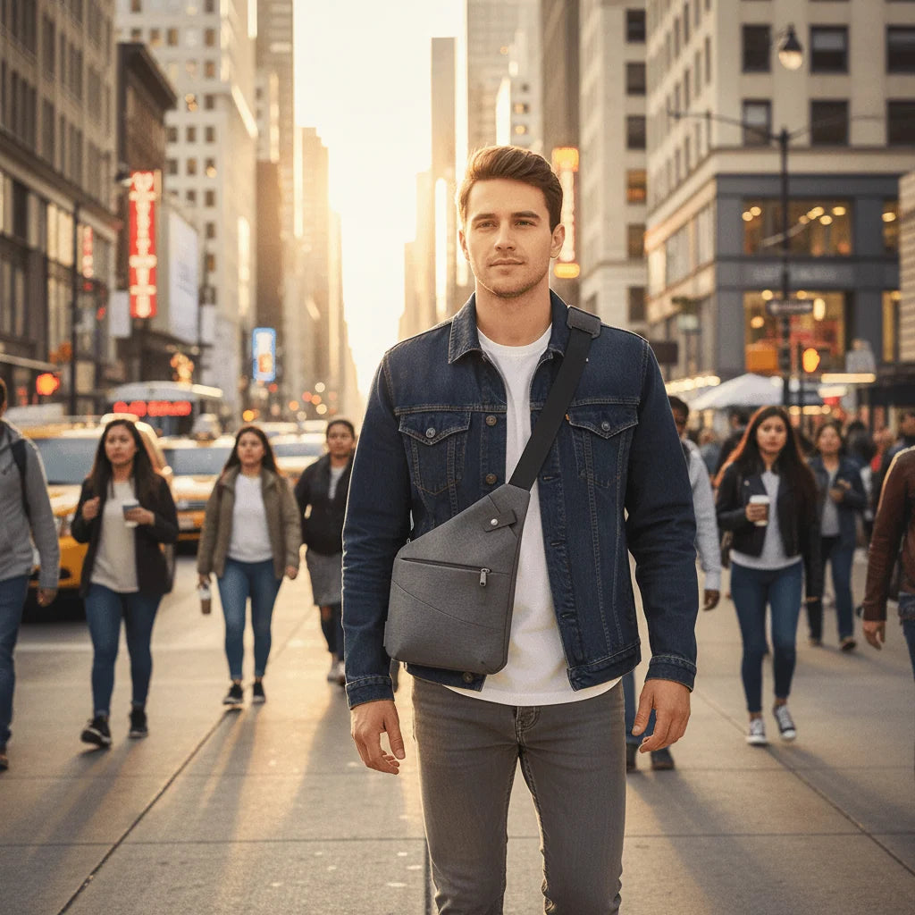 Shoulder Bag Anti-Theft RFID-Blocking Lightweight