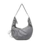 Shoulder Bag Checked Spacious Multiple Pockets