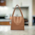 Shoulder Bag Genuine Leather Multiple Compartments